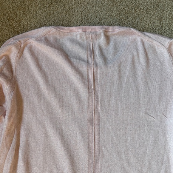 Banana Republic Light Pink Silk Cashmere Sweater large - Picture 7 of 7